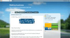 Desktop Screenshot of making-business.blogspot.com