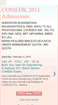 Mobile Screenshot of comedk-admissions.blogspot.com