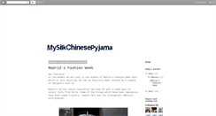 Desktop Screenshot of mysilkchinesepyjama.blogspot.com