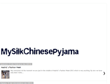 Tablet Screenshot of mysilkchinesepyjama.blogspot.com