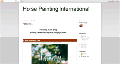 Desktop Screenshot of horsepaintinginternational.blogspot.com