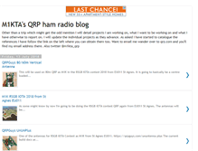 Tablet Screenshot of m1kta-qrp.blogspot.com