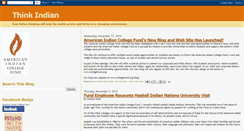Desktop Screenshot of americanindiancollegefund.blogspot.com