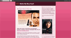 Desktop Screenshot of makkemymarykay.blogspot.com