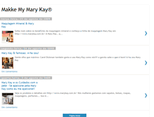 Tablet Screenshot of makkemymarykay.blogspot.com