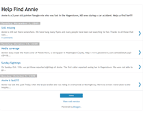 Tablet Screenshot of findannie.blogspot.com