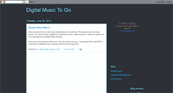 Desktop Screenshot of digitalmusictogo.blogspot.com