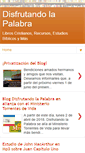 Mobile Screenshot of disfrutandolapalabra.blogspot.com