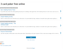 Tablet Screenshot of 3cardpokerfreeonline-uk.blogspot.com