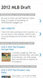 Mobile Screenshot of mlbdraft2012.blogspot.com