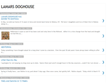 Tablet Screenshot of lamarsdoghousehomestead.blogspot.com