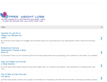 Tablet Screenshot of freeweightlos.blogspot.com