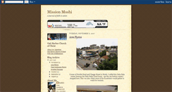 Desktop Screenshot of missionmoshi.blogspot.com