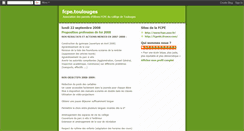 Desktop Screenshot of fcpetoulouges.blogspot.com