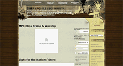Desktop Screenshot of ciberapostlececyinsiglo21.blogspot.com