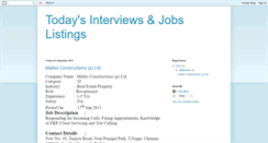 Desktop Screenshot of dailyjobs4u.blogspot.com