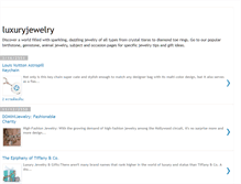 Tablet Screenshot of luxuryjewelry.blogspot.com