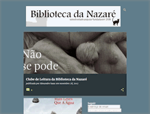 Tablet Screenshot of bibliotecadanazare.blogspot.com