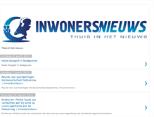 Tablet Screenshot of inwoners-nieuws.blogspot.com