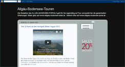 Desktop Screenshot of allgaeu-bodensee-touren.blogspot.com