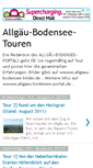 Mobile Screenshot of allgaeu-bodensee-touren.blogspot.com