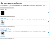 Tablet Screenshot of brownpapercollective.blogspot.com