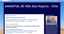 Desktop Screenshot of ministeriomanantialdevida.blogspot.com