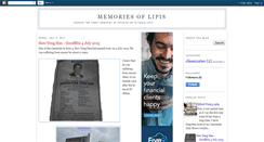 Desktop Screenshot of memories-of-lipis.blogspot.com