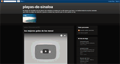 Desktop Screenshot of playas-de-sinaloa.blogspot.com