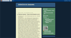 Desktop Screenshot of exerciciodecidadania.blogspot.com