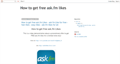 Desktop Screenshot of freeaskfmlikes.blogspot.com