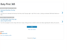 Tablet Screenshot of dutyfirst365.blogspot.com