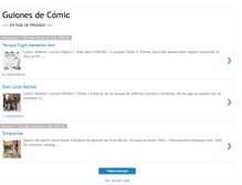 Tablet Screenshot of guionesdecomic.blogspot.com