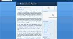 Desktop Screenshot of entrenamientodeportivorafa.blogspot.com