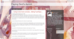 Desktop Screenshot of devilsapricot.blogspot.com