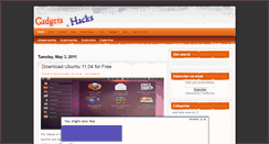 Desktop Screenshot of gadgetsandhacks.blogspot.com