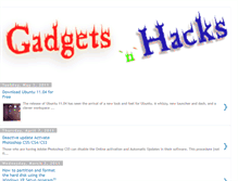 Tablet Screenshot of gadgetsandhacks.blogspot.com