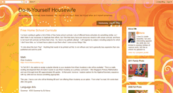 Desktop Screenshot of diyhousewife.blogspot.com