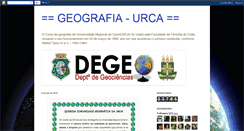 Desktop Screenshot of geocienciasurca.blogspot.com