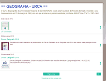 Tablet Screenshot of geocienciasurca.blogspot.com