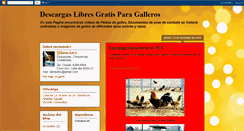 Desktop Screenshot of descargaslibres-gratis.blogspot.com