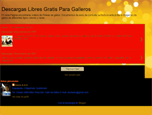 Tablet Screenshot of descargaslibres-gratis.blogspot.com