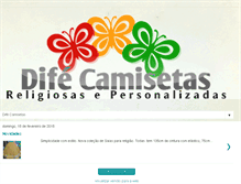 Tablet Screenshot of camisetasdife.blogspot.com