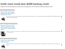 Tablet Screenshot of kreditmotorhonda-bandung.blogspot.com