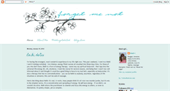 Desktop Screenshot of forgetme-not.blogspot.com