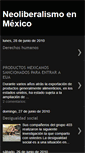 Mobile Screenshot of losjovenesyelneoliberalismo403.blogspot.com