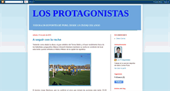 Desktop Screenshot of losprotagonistasperu.blogspot.com