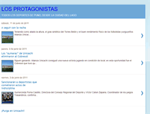 Tablet Screenshot of losprotagonistasperu.blogspot.com