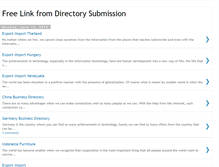 Tablet Screenshot of freelinkdirectorysubmission.blogspot.com