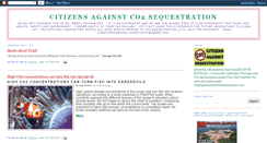 Desktop Screenshot of citizensagainstco2sequestration.blogspot.com